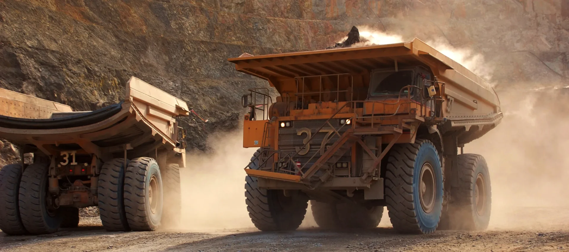 Duratray Suspended Dump Body carrying Heavy Rock