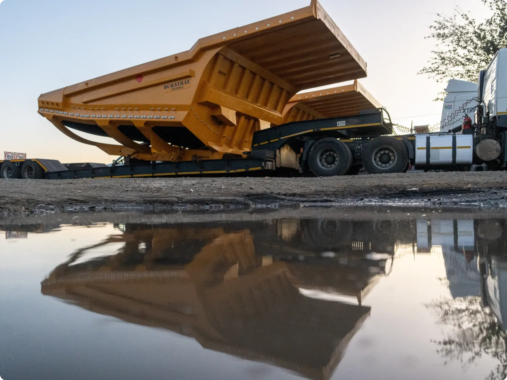 Suspended Dump Body Diesel savings