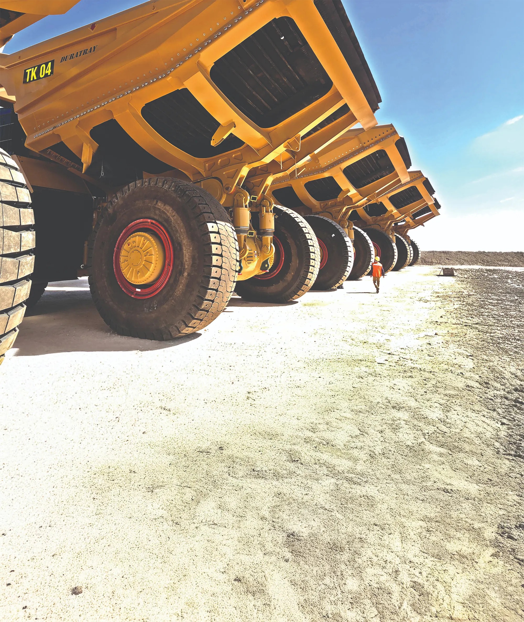 suspended dump body